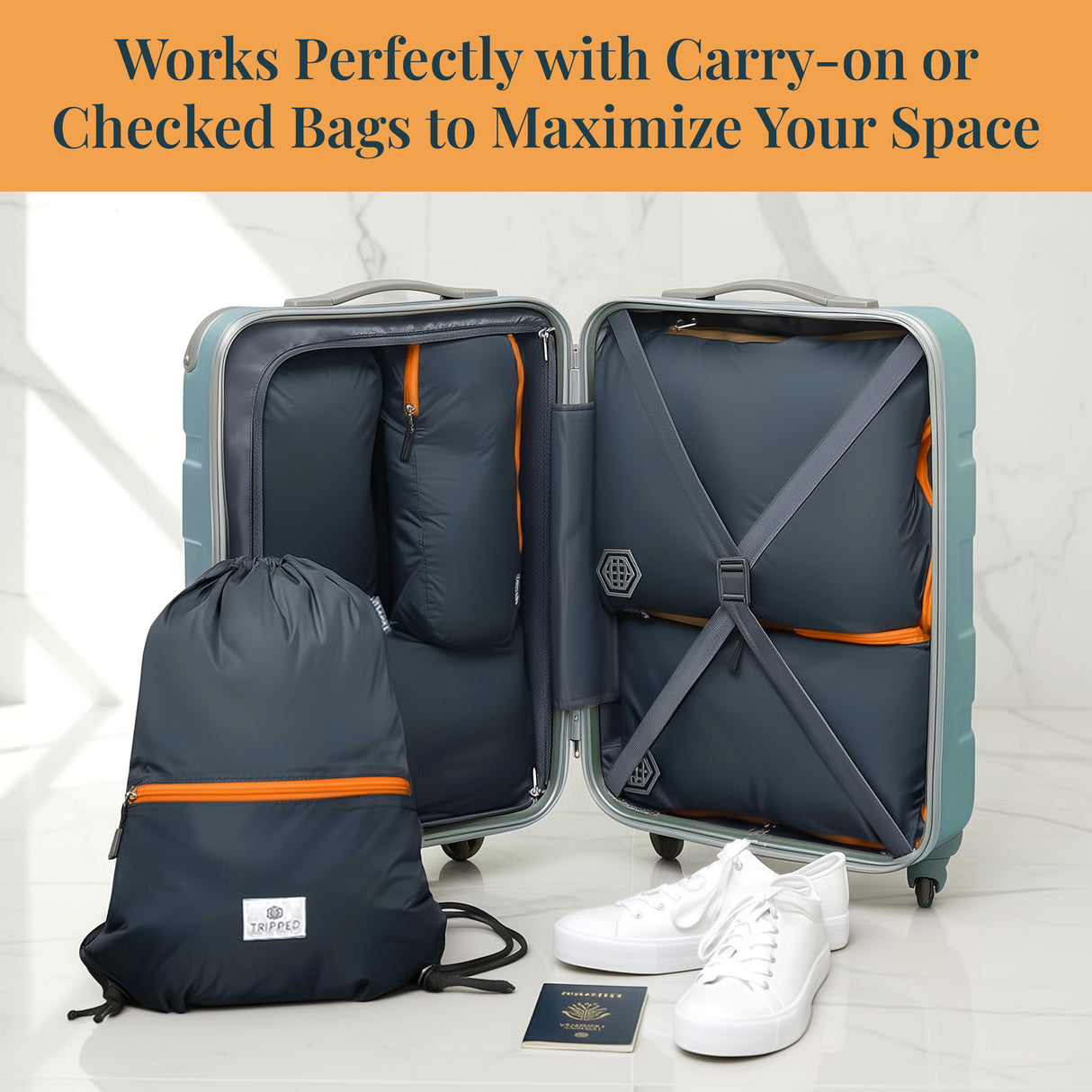 Carry-On Flex Compression Packing Cube Set