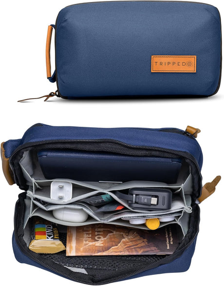navy pouch for travel