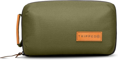 green pouch for travel
