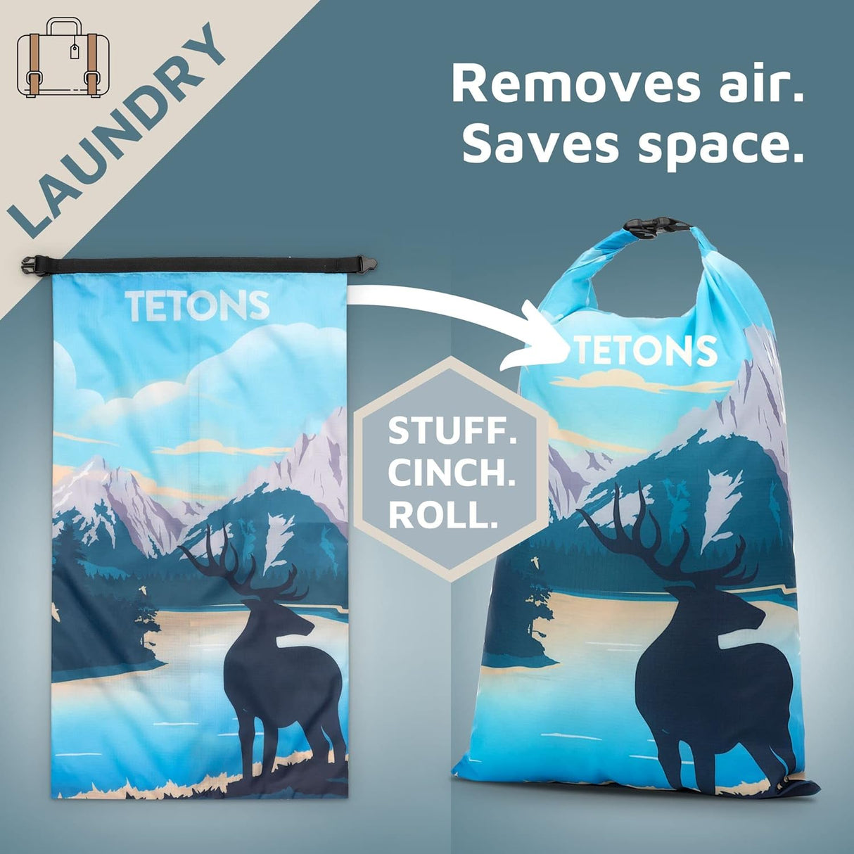 laundry remove air and saves space