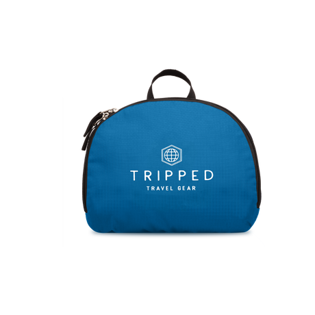Fully Folded Light Blue bag