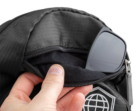 Daypack folded flat
