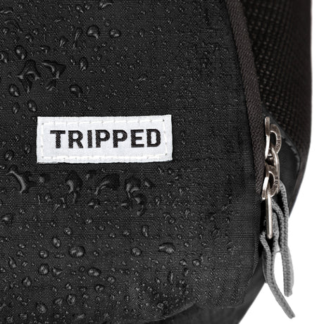Backpack folded for storage