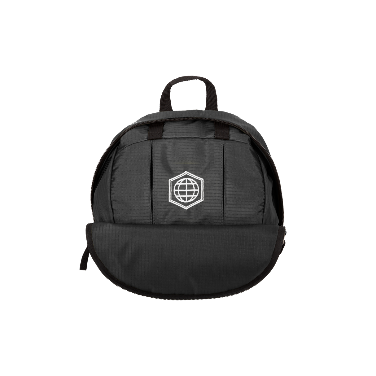folded black bag