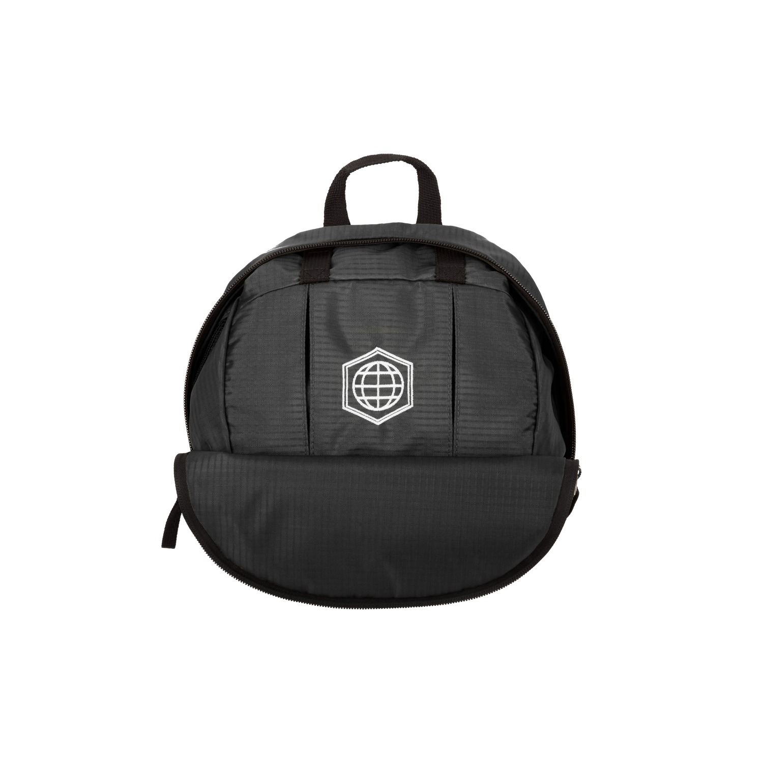 folded black bag
