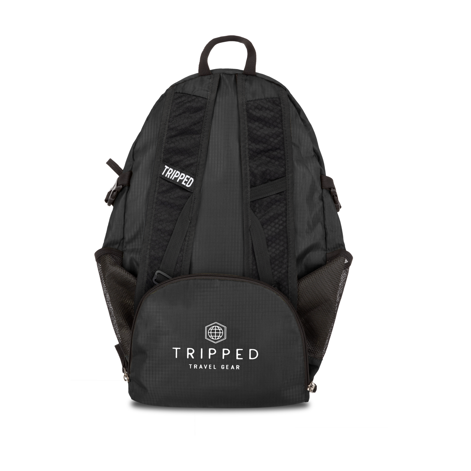 folded black bag