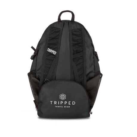 folded black bag