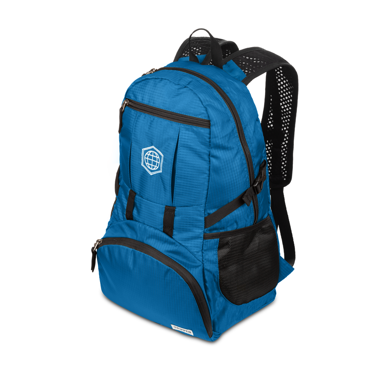 Blue travel backpack