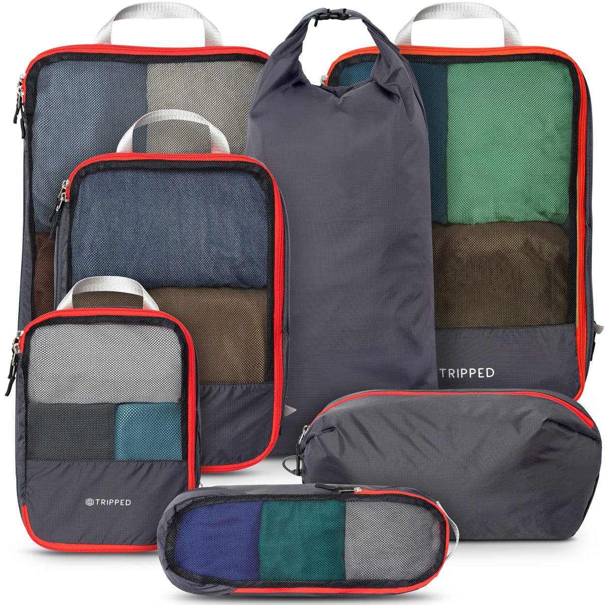 Checked Bag Compression Packing Cube Set
