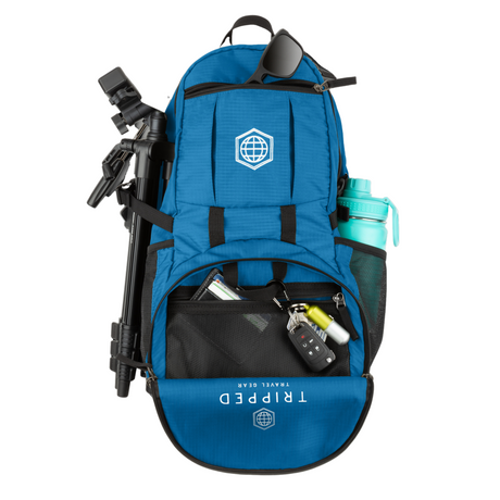 blue foldable bag