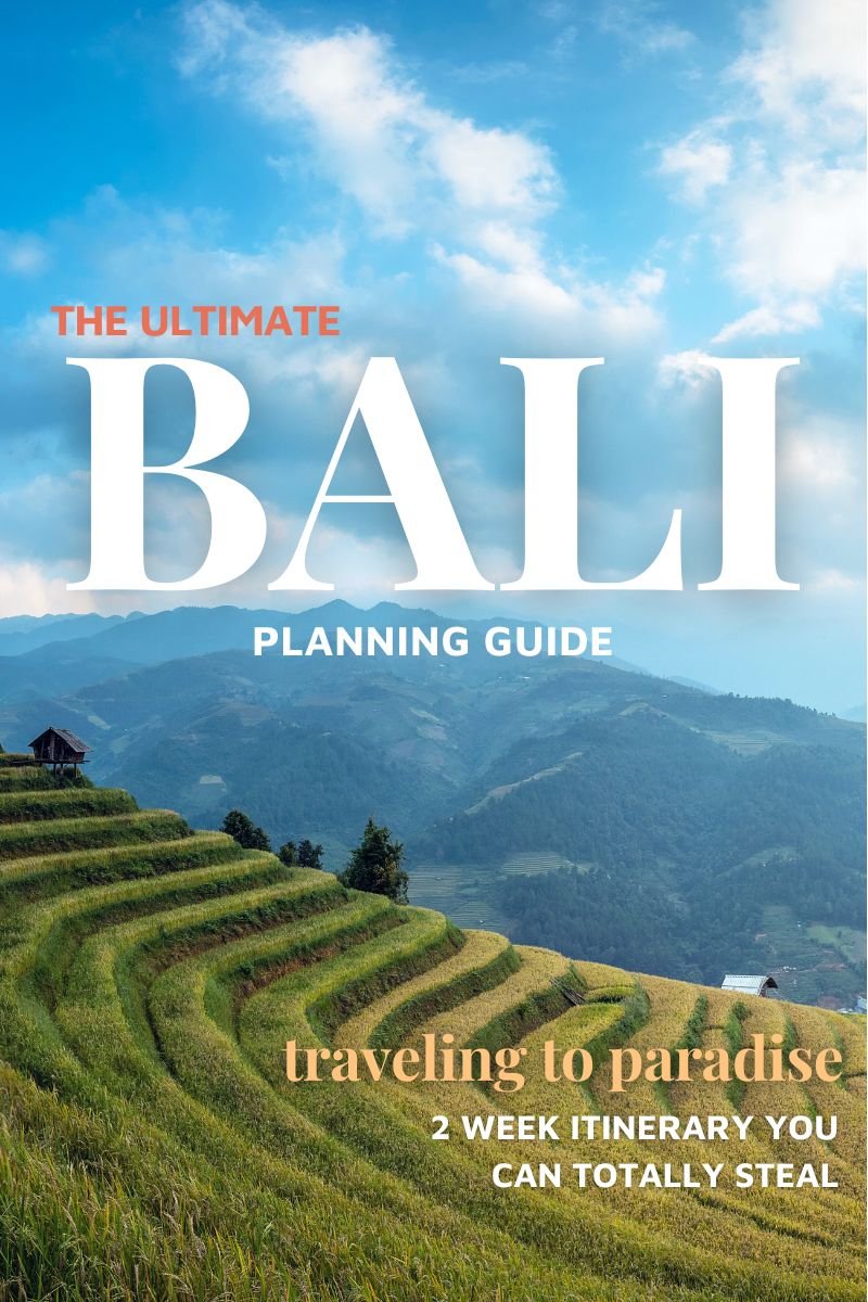 Bali: Our 2 Week Itinerary You Can Totally Steal