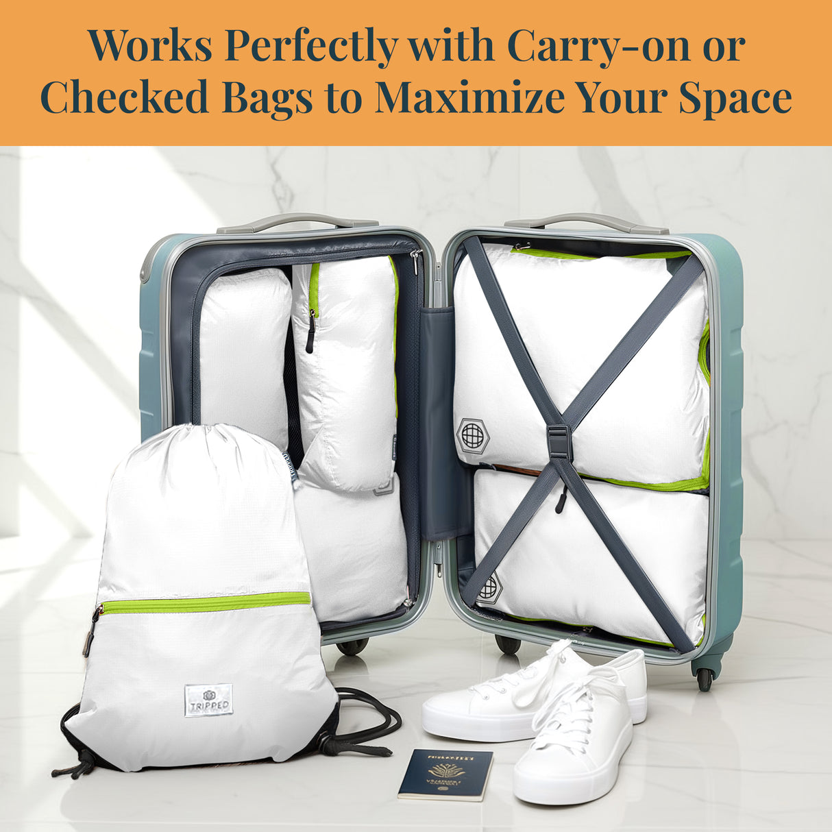 Carry-On Flex Compression Packing Cube Set
