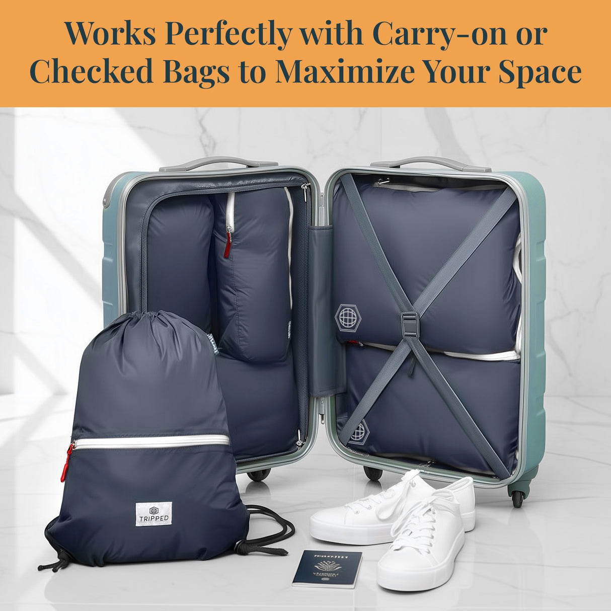Carry-On Flex Compression Packing Cube Set