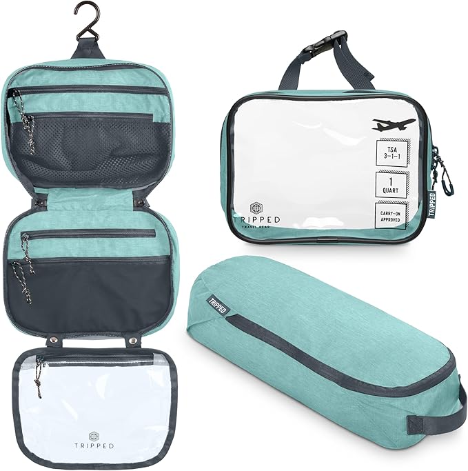 The Toiletry Set with TSA-Approved Liquids Bag