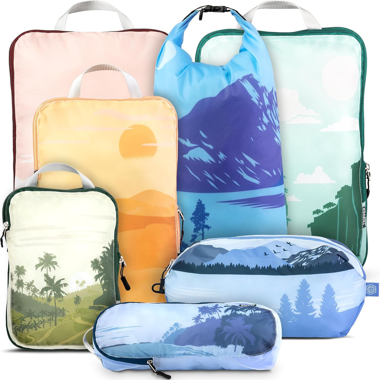 Checked Bag Compression Packing Cube Set
