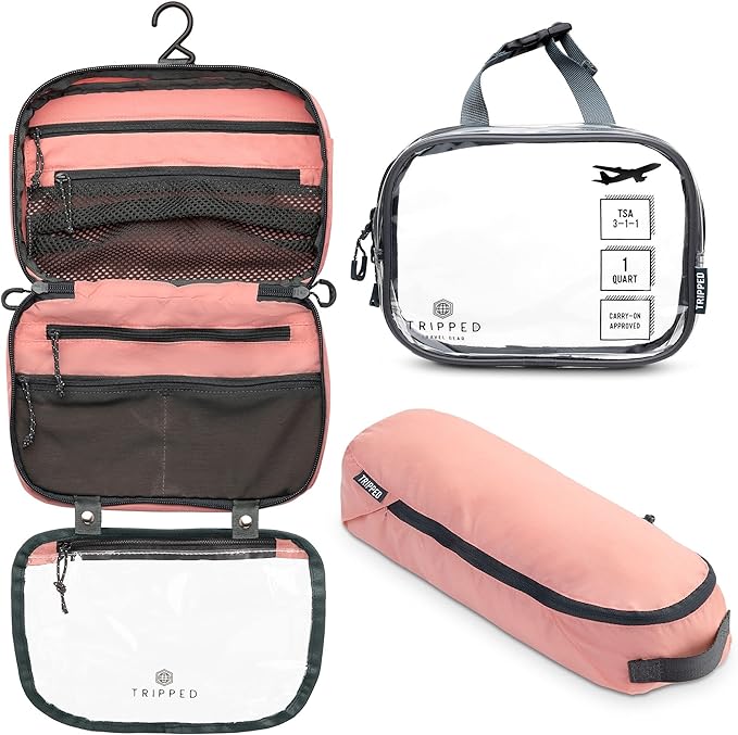The Toiletry Set with TSA-Approved Liquids Bag