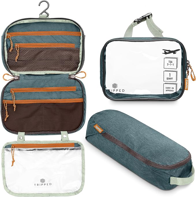 The Toiletry Set with TSA-Approved Liquids Bag