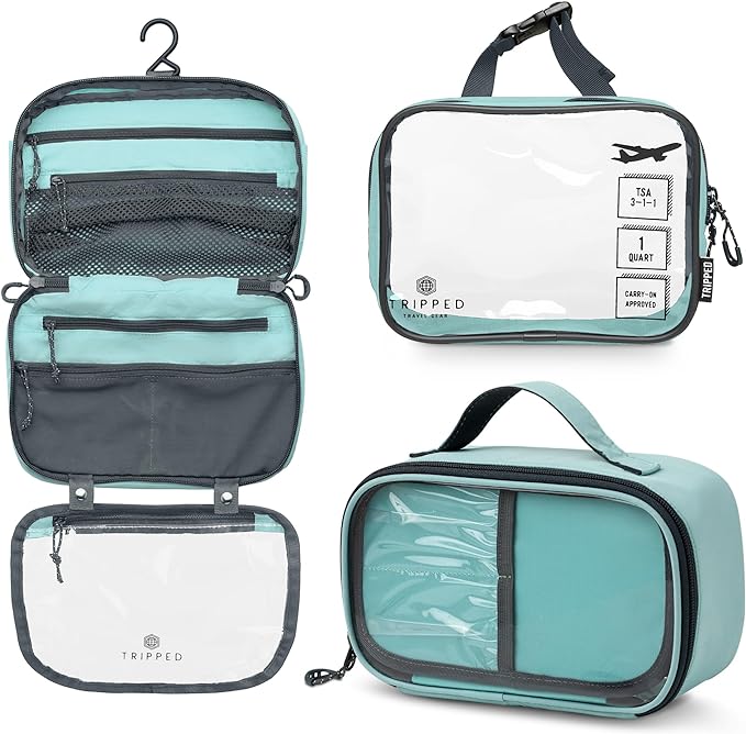 The Toiletry Set with TSA-Approved Liquids Bag