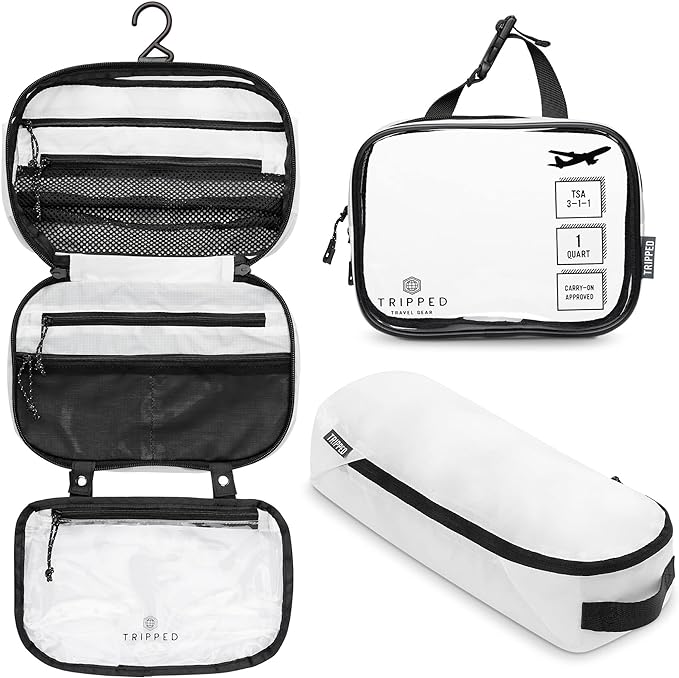 The Toiletry Set with TSA-Approved Liquids Bag
