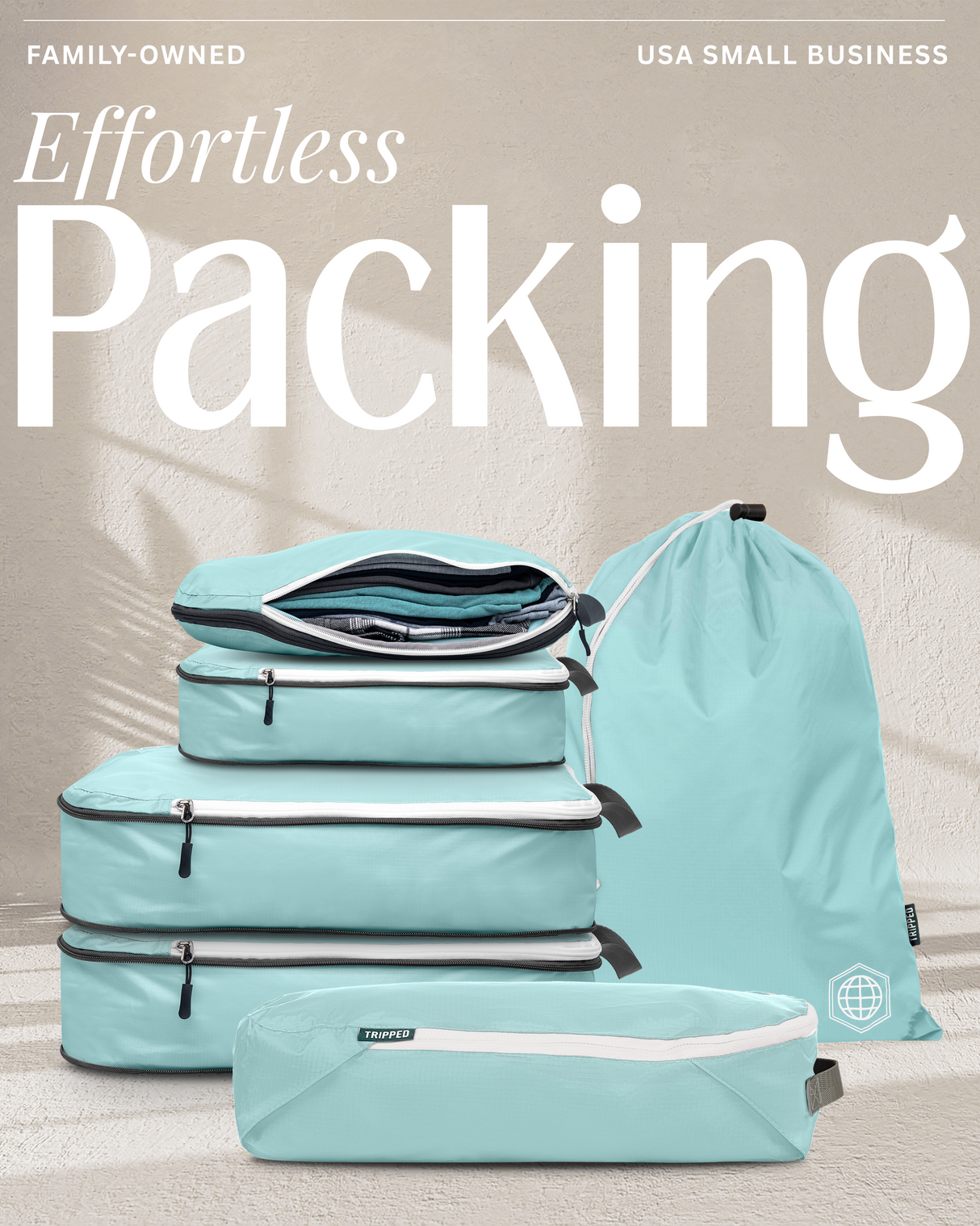 Carry-On Flex Compression Packing Cube Set