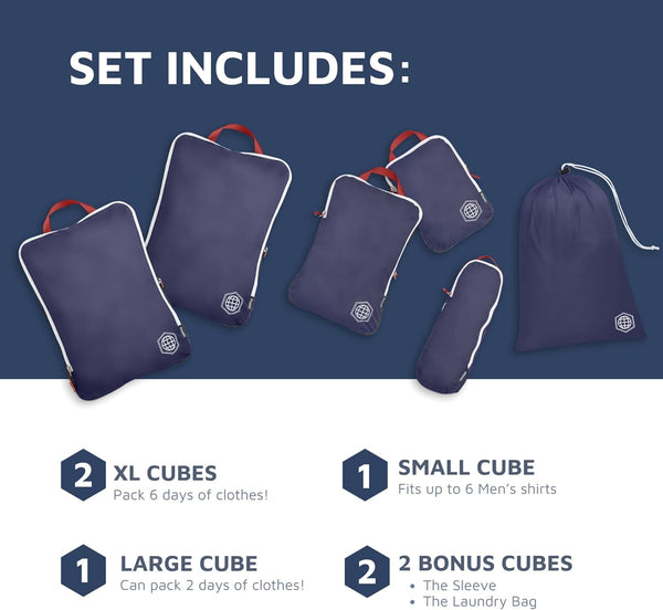 Carry-On Flex Compression Packing Cube Set second image
