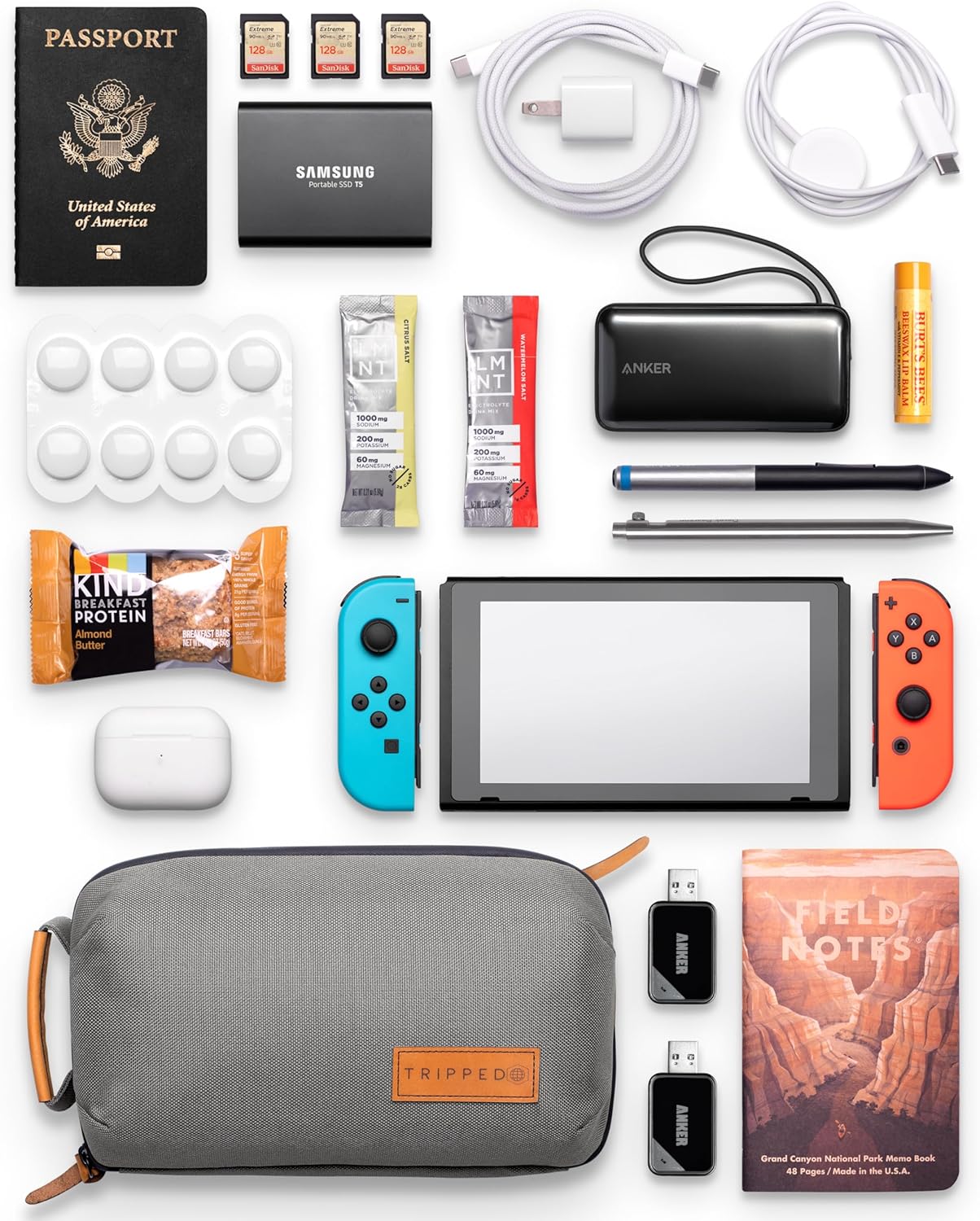 The Travel Pouch Tech Organizer