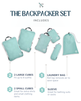 Carry-On Flex Compression Packing Cube Set