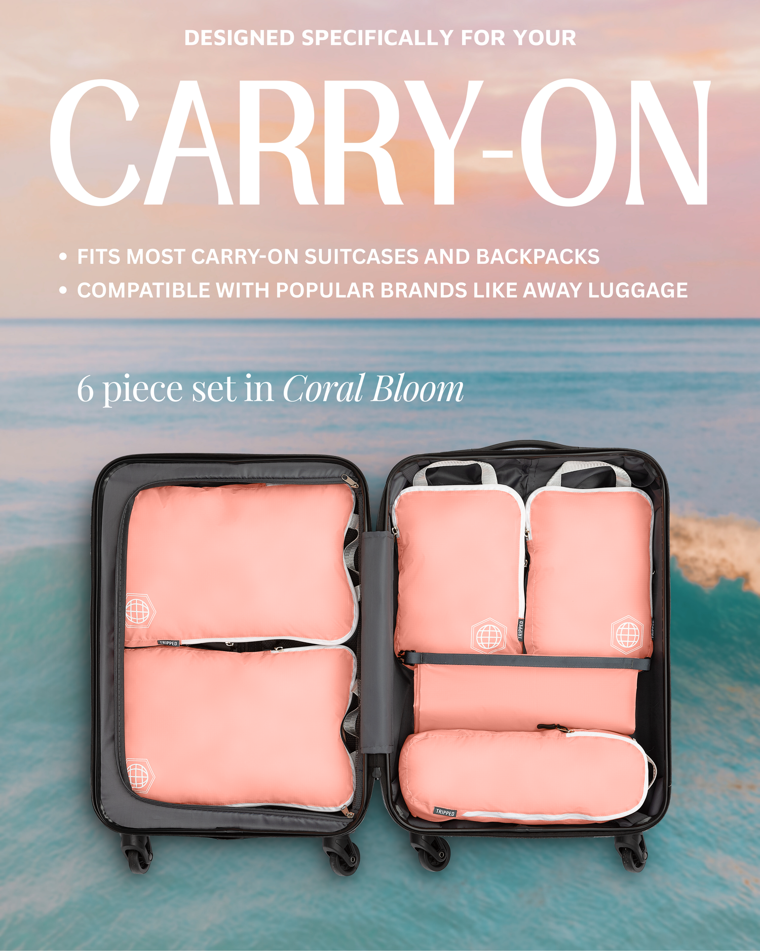 6 piece scl in coral bloom