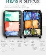 Checked Bag Compression Packing Cube Set