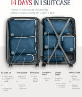 Checked Bag Compression Packing Cube Set