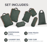 Checked Bag Compression Packing Cube Set