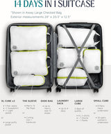 Checked Bag Compression Packing Cube Set