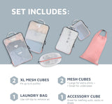 Carry-On Flex Compression Packing Cube Set