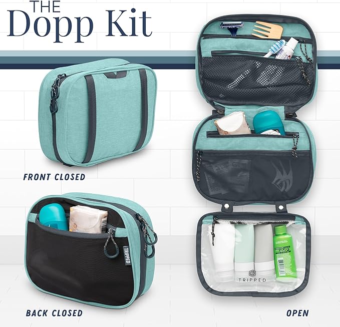 The Toiletry Set with TSA-Approved Liquids Bag