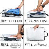 Carry-On Flex Compression Packing Cube Set