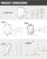 Checked Bag Compression Packing Cube Set