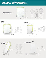 Checked Bag Compression Packing Cube Set