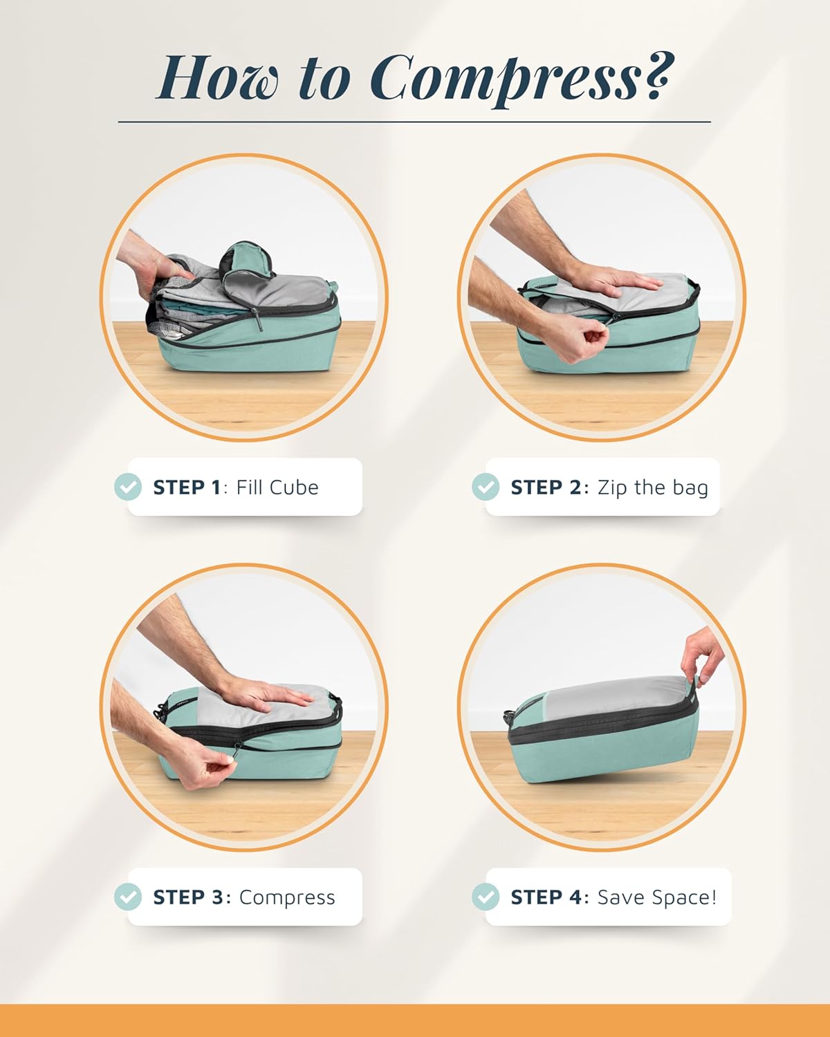 Carry-On Compression Packing Cube