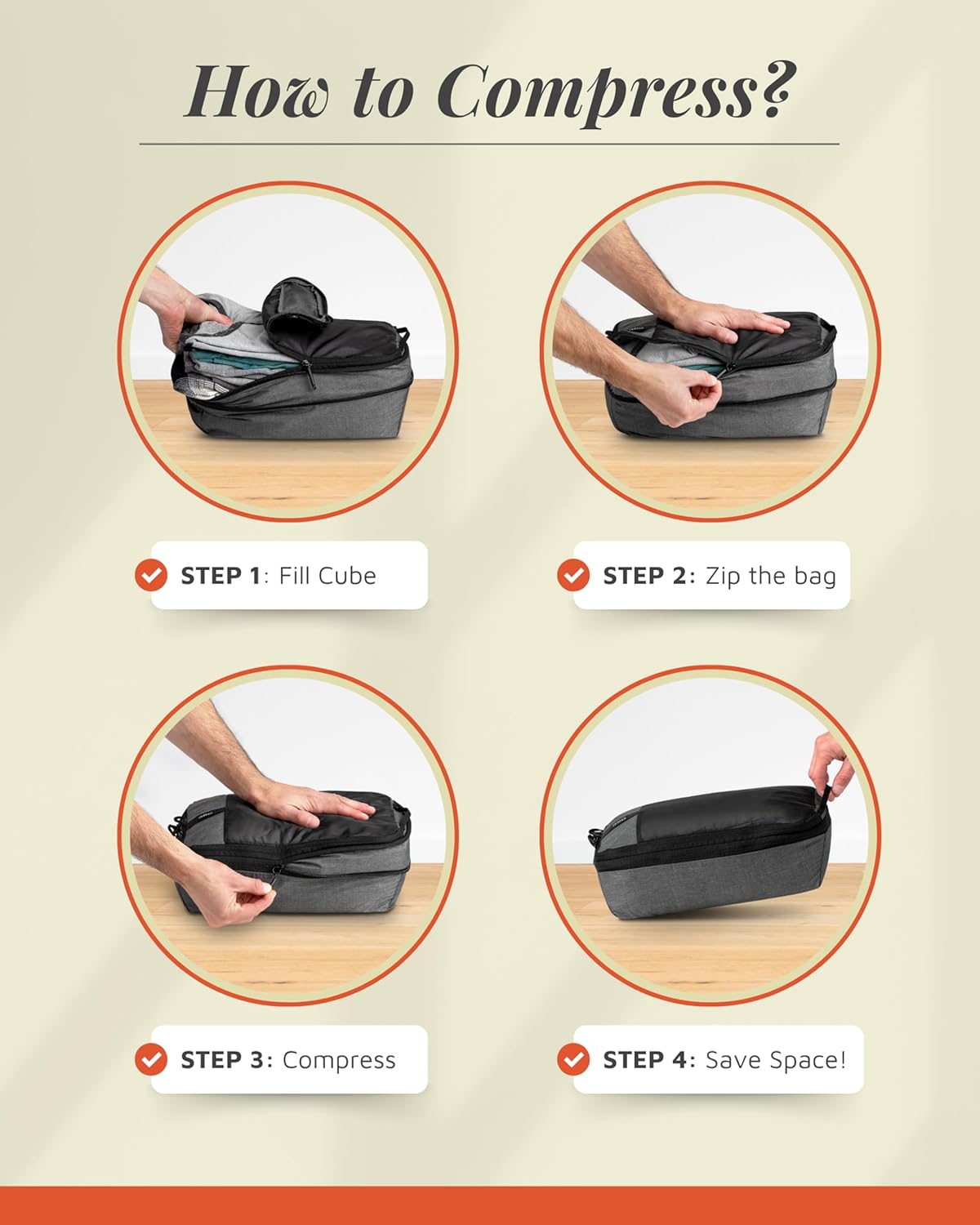 Carry-On Compression Packing Cube