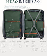 Checked Bag Compression Packing Cube Set