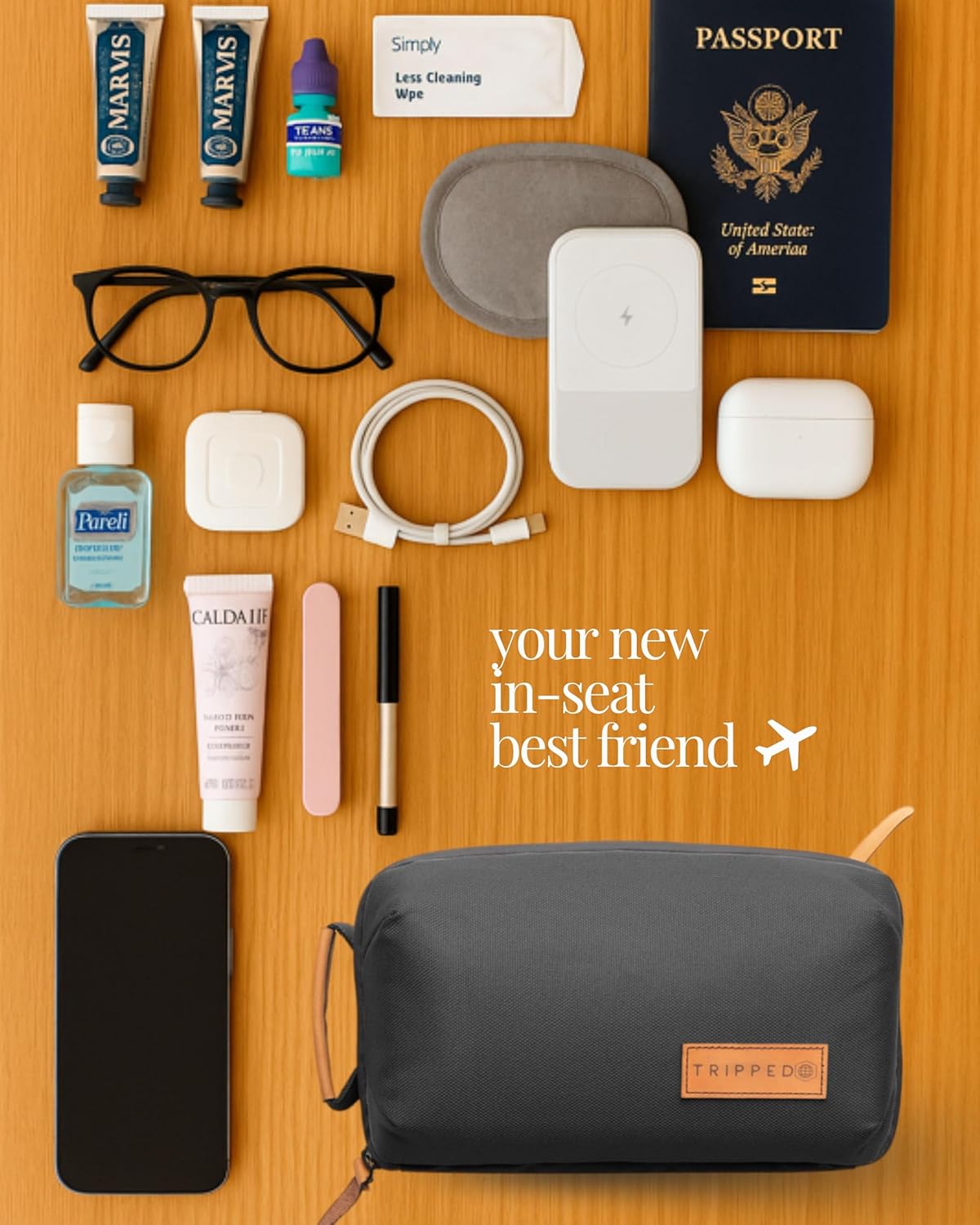The Travel Pouch Tech Organizer