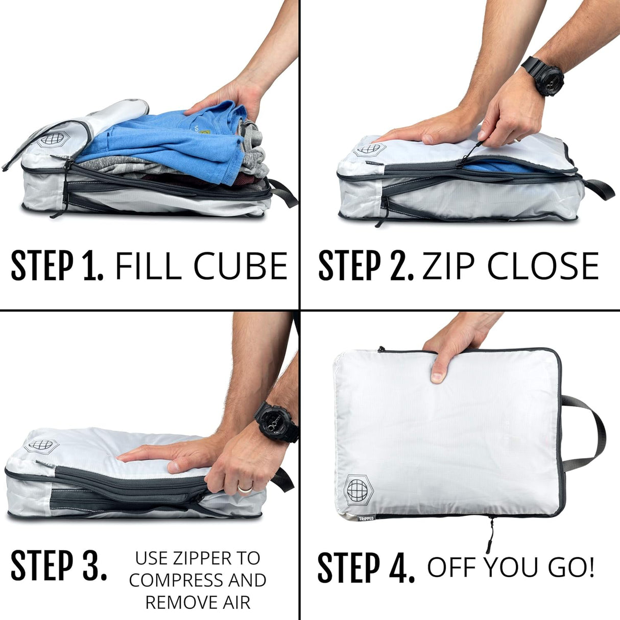 Carry-On Flex Compression Packing Cube Set