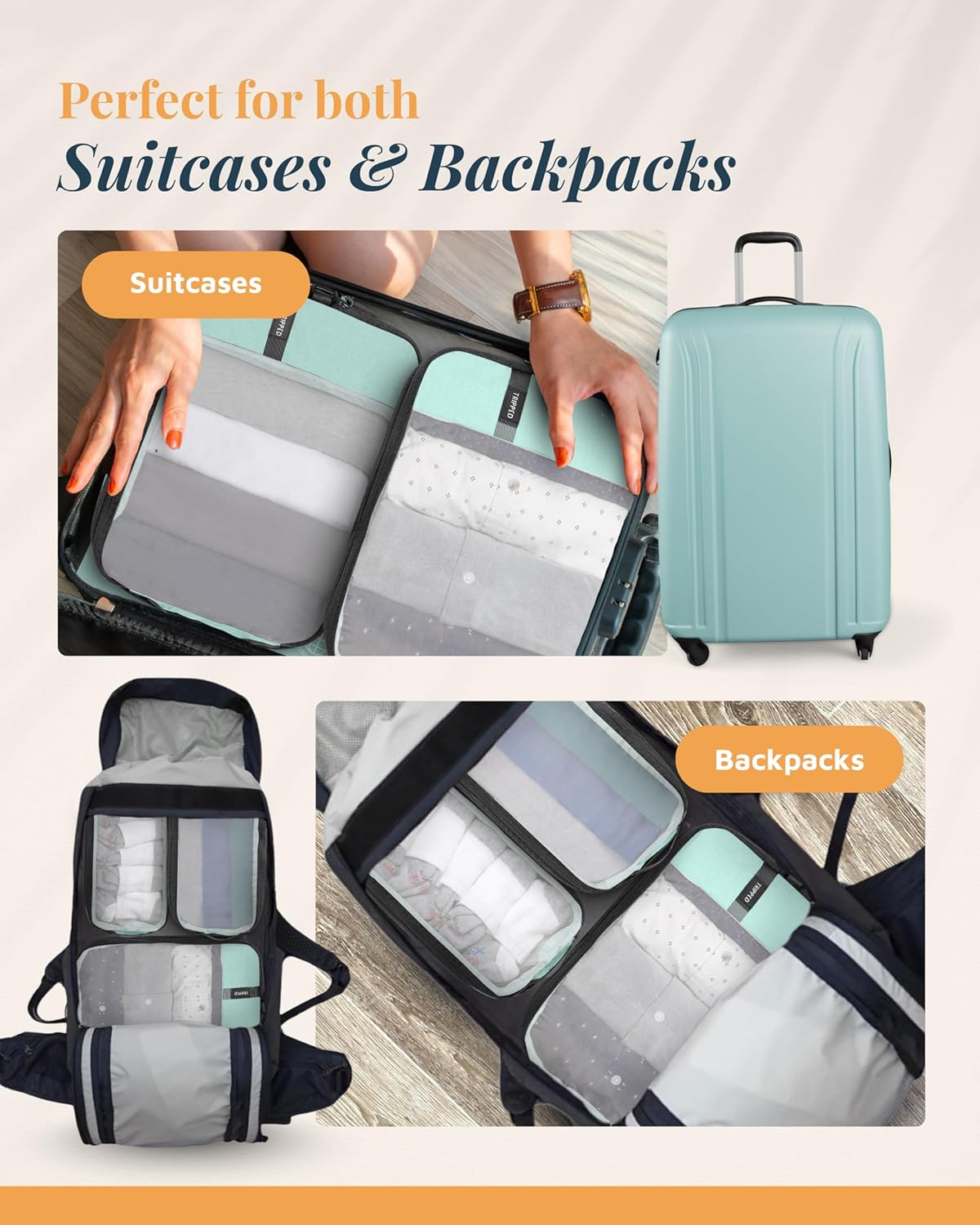 suitcases & backpacks