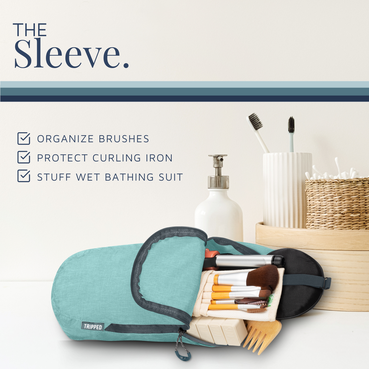 The Toiletry Set with TSA-Approved Liquids Bag