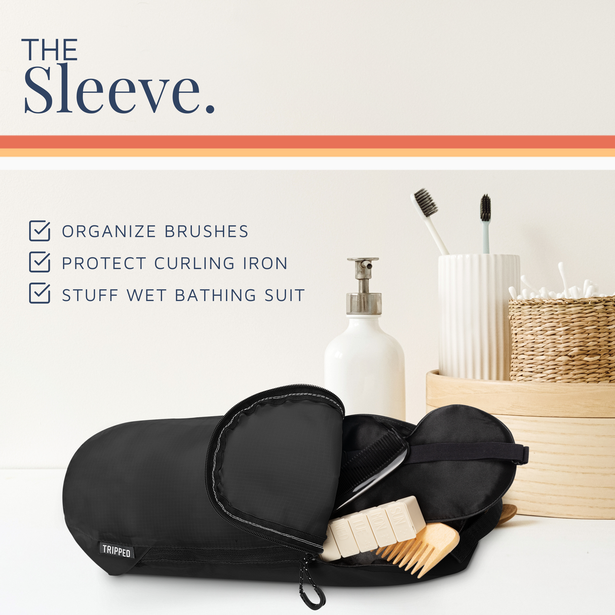 The Toiletry Set with TSA-Approved Liquids Bag