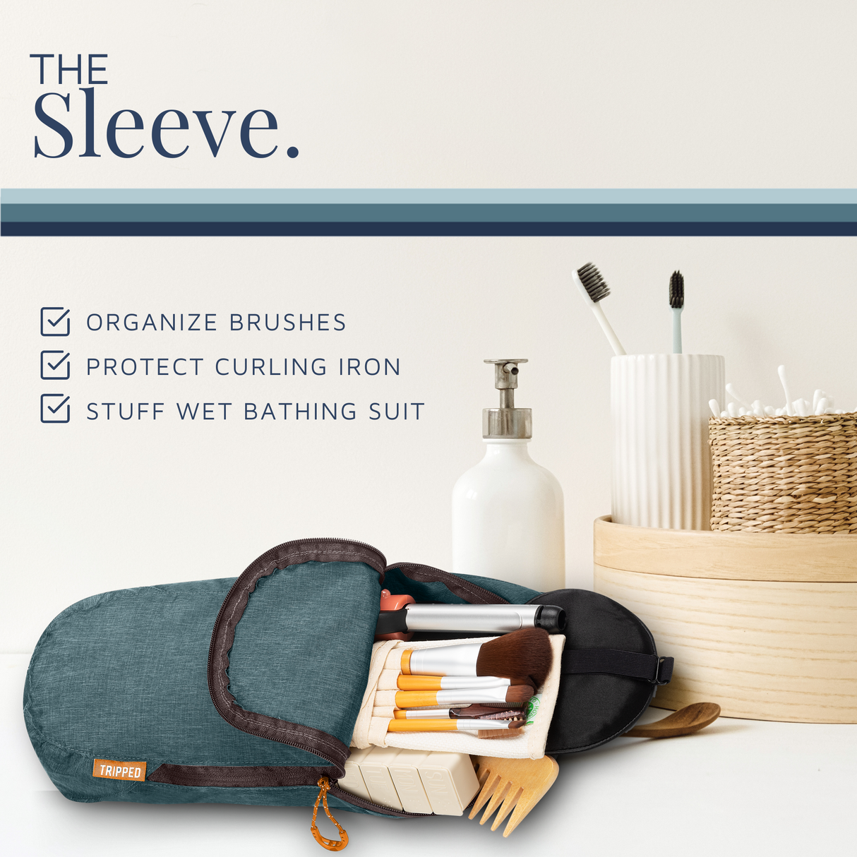 The Toiletry Set with TSA-Approved Liquids Bag