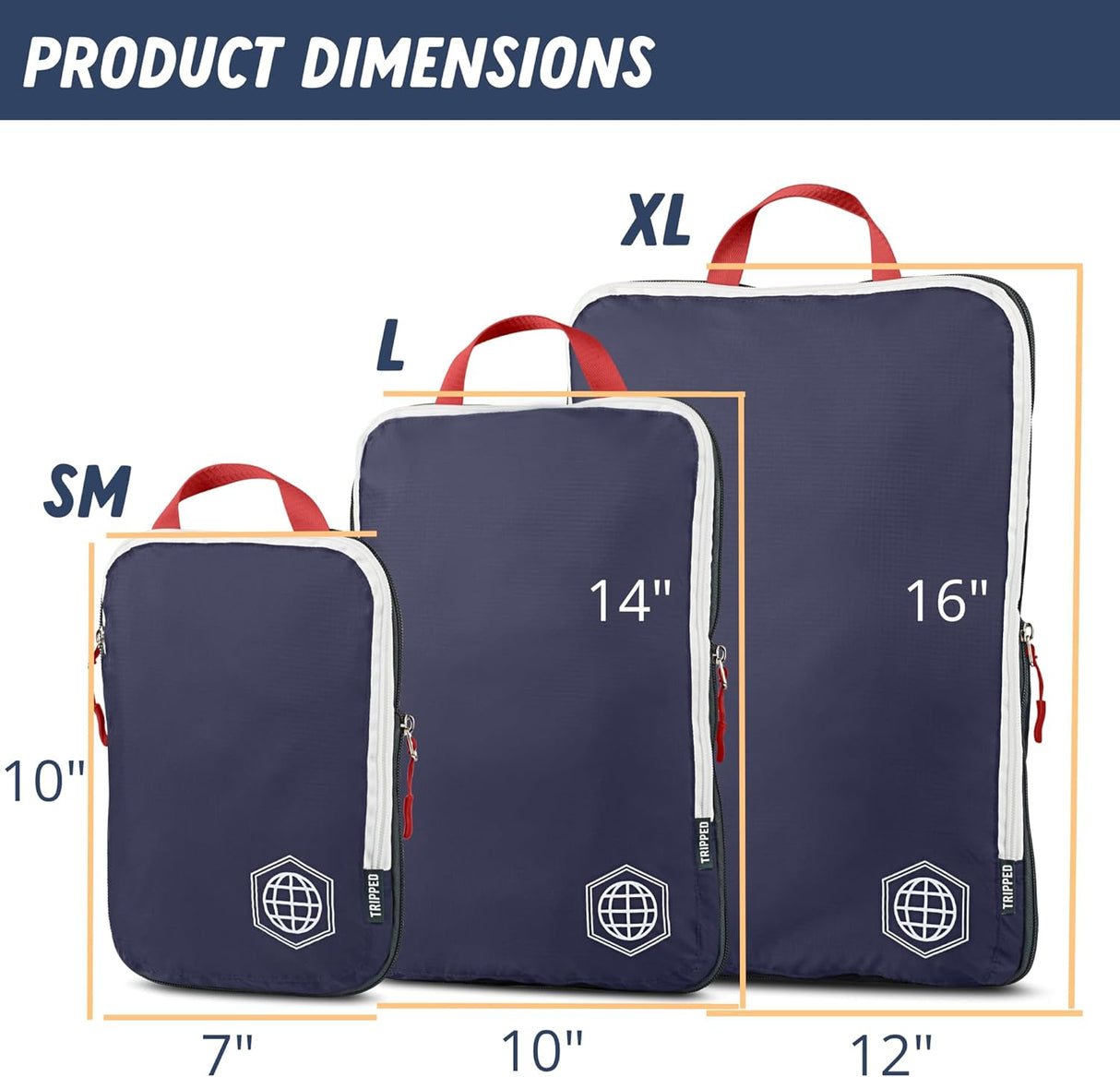 Carry-On Flex Compression Packing Cube Set