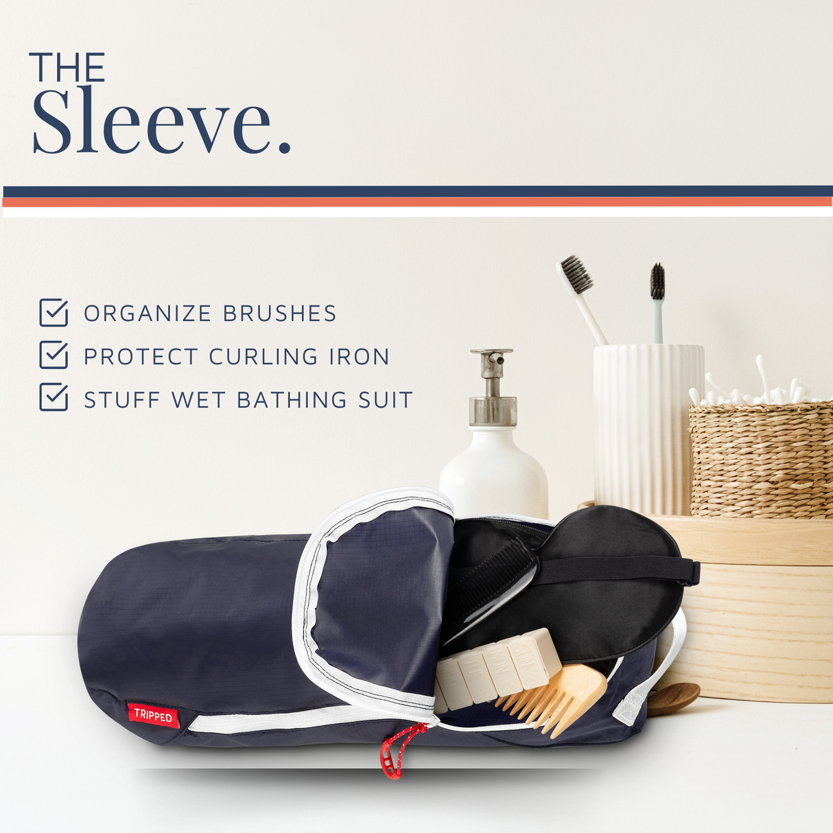 The Toiletry Set with TSA-Approved Liquids Bag