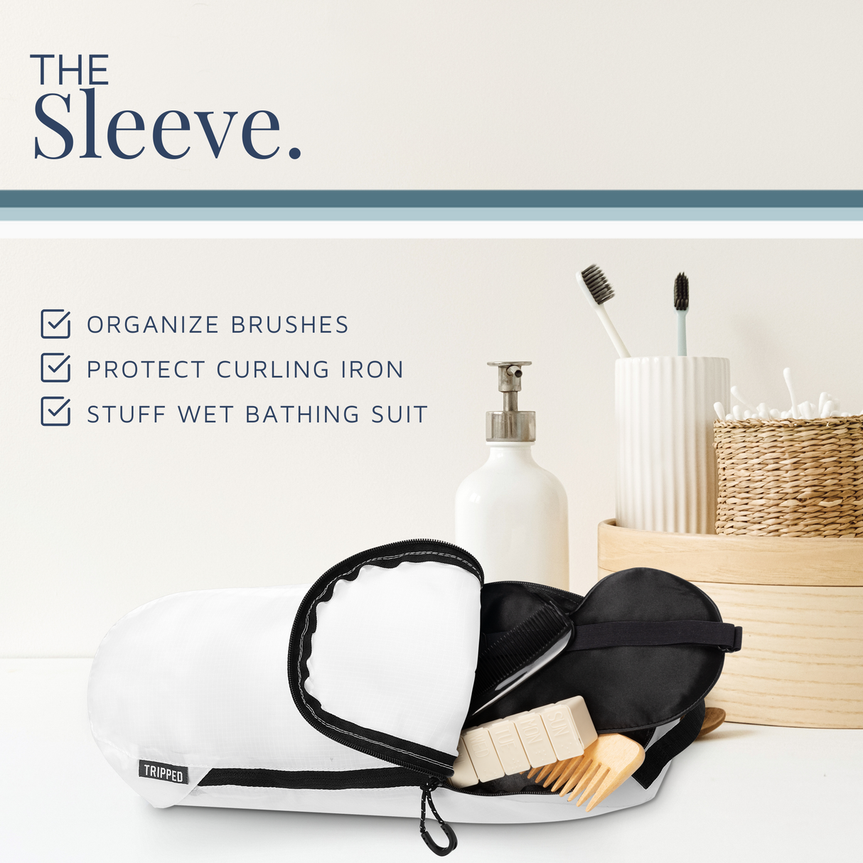 The Toiletry Set with TSA-Approved Liquids Bag