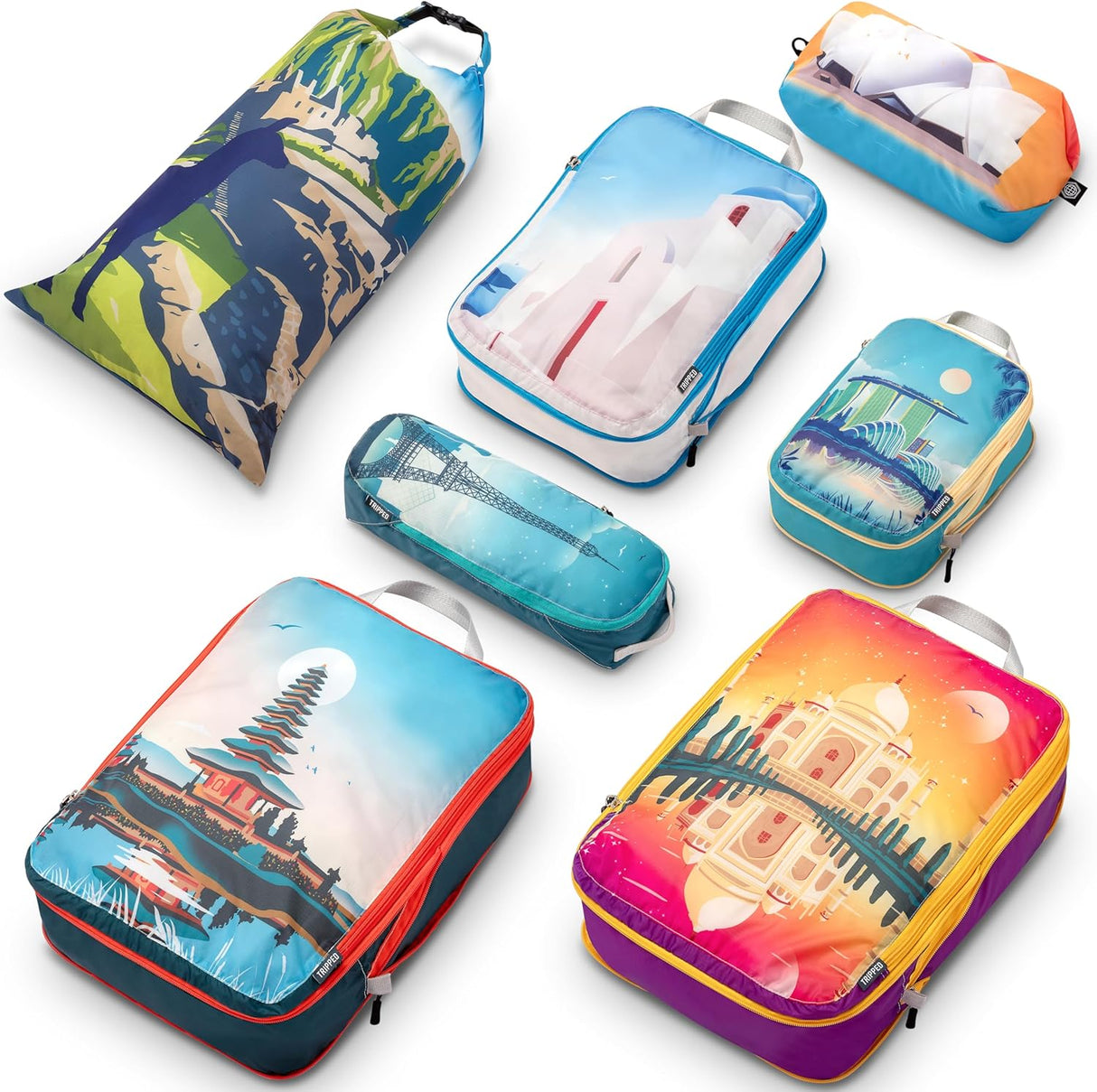Checked Bag Compression Packing Cube Set